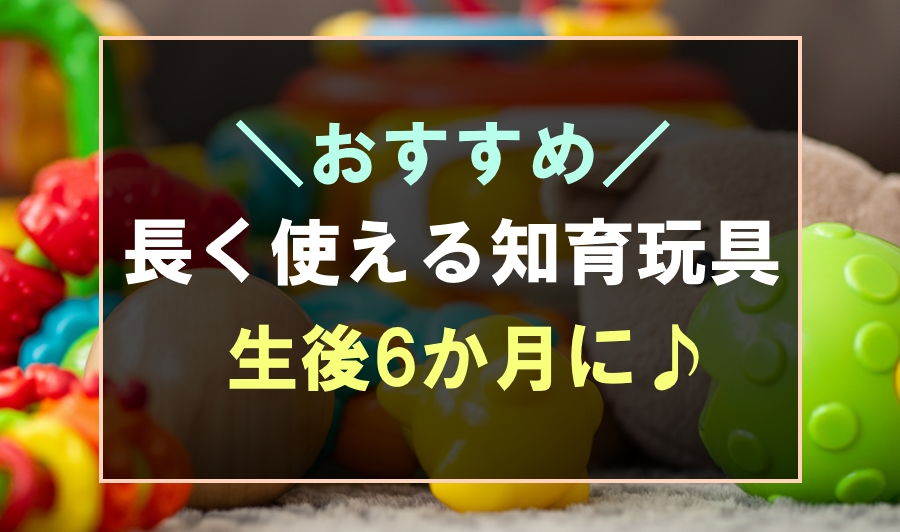 6ヶ月におすすめの長く使える知育玩具ランキング