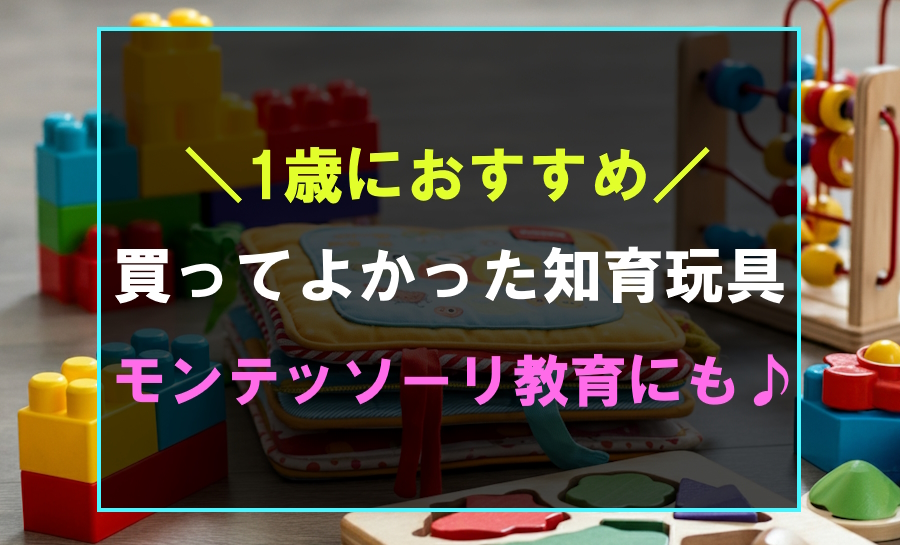 1歳におすすめな知育玩具ランキング